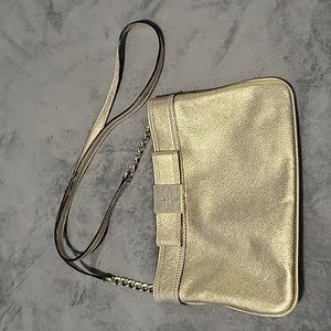 Kate Spade gold crossbody bag